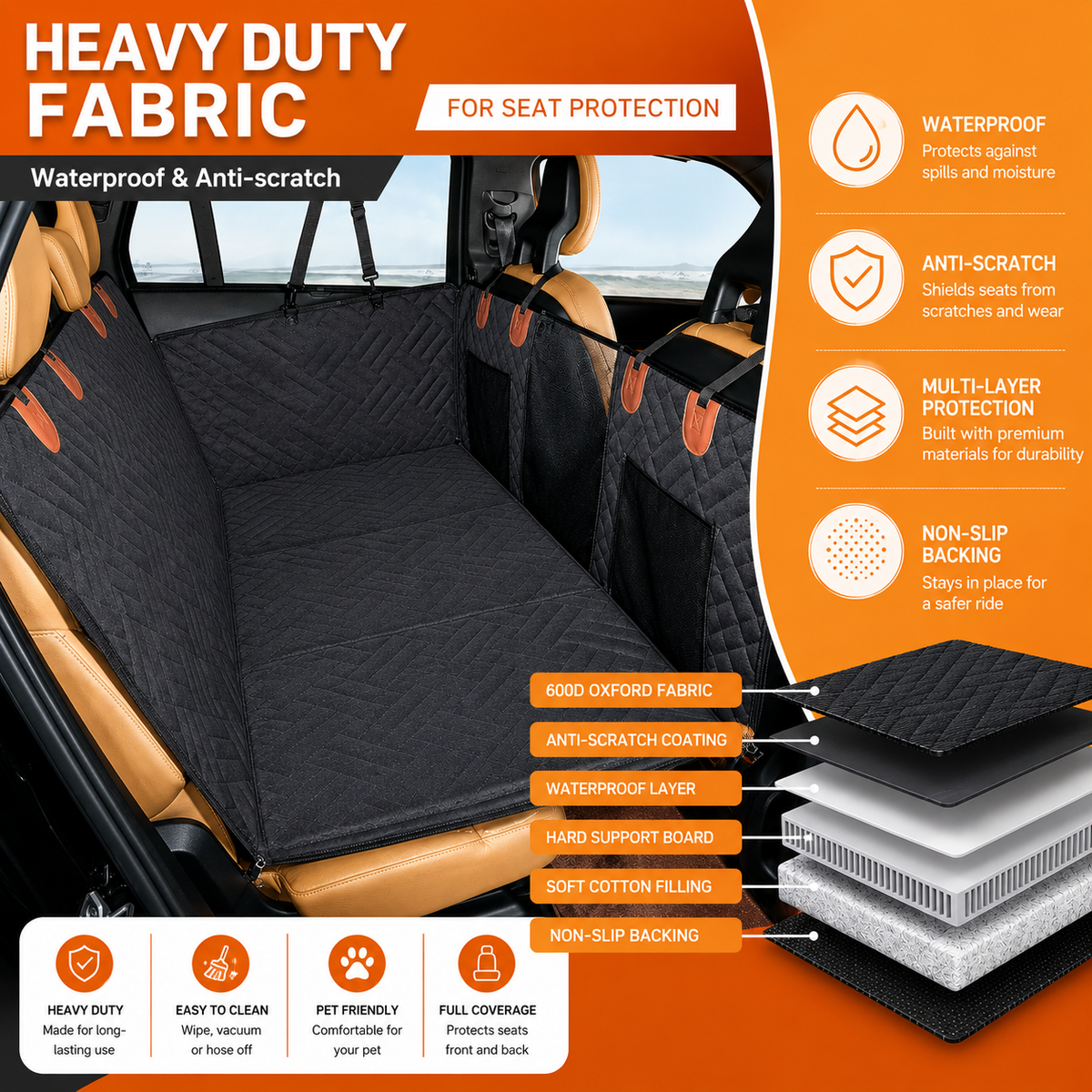 TailTrail™ Car Seat Protector