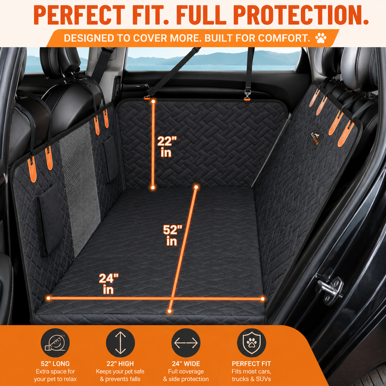 TailTrail™ Car Seat Protector