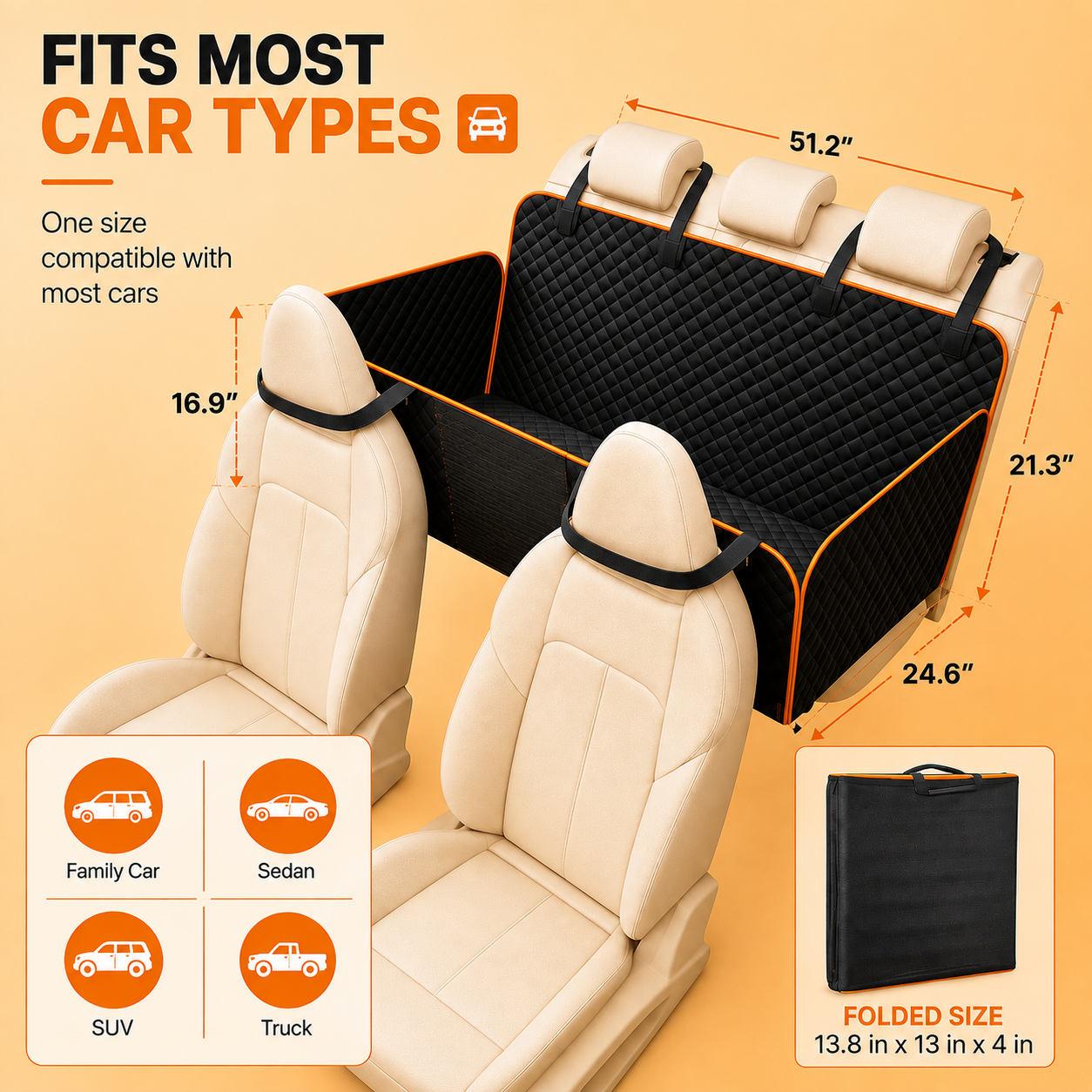 TailTrail™ Car Seat Protector